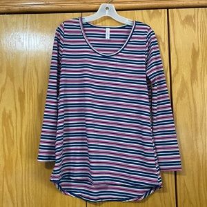Lularoe long sleeve striped shirt
